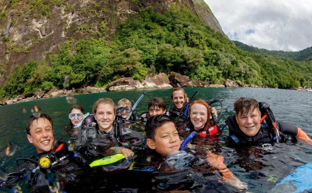 St. lucia, Family vacations, diving, Family Dive Adventures, Scuba Diving