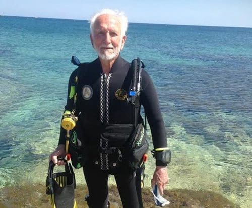 Older divers are still diving