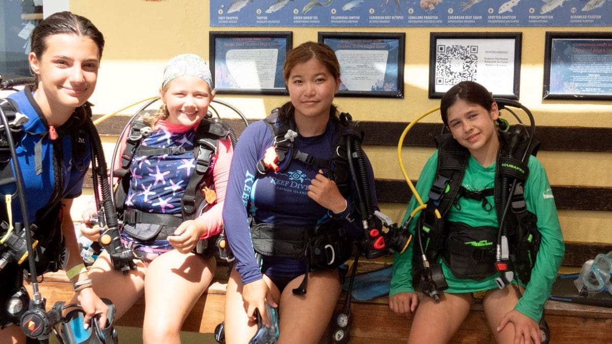 Kids Sea Camp, becoming a diver, Kids and dive training
