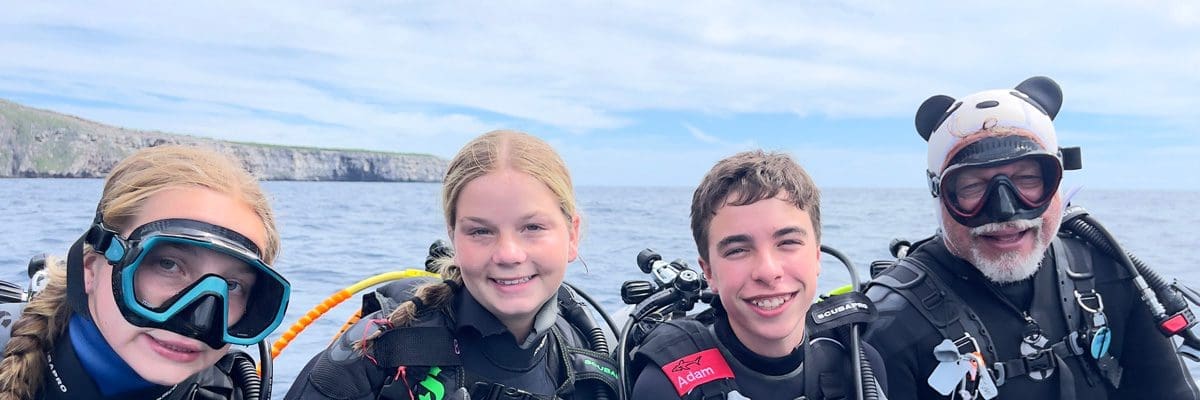 Scuba Panda, Galapagos, Kids Sea Camp, Kids and diving, Family Scuba Diving Vacations, Family Dive Adventures, Scuba Diving, Kids and scuba