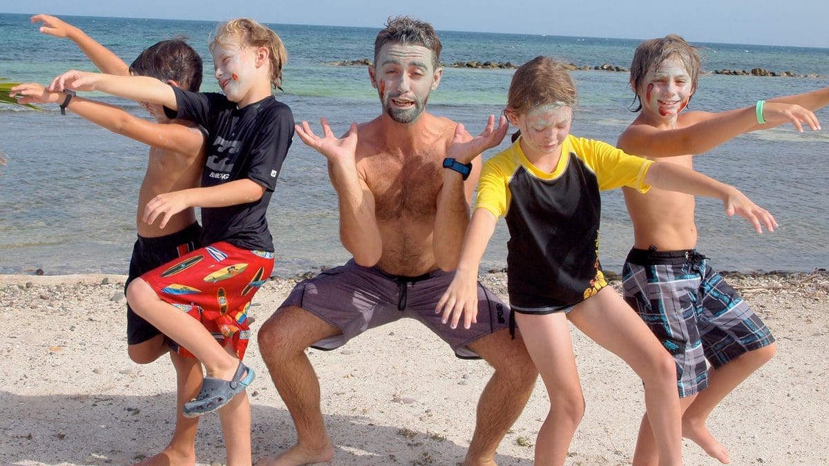 Zombie, Kids Sea Camp, Kids and diving, kids dive training